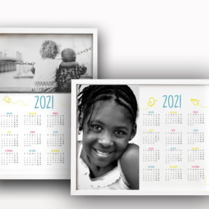 Calendário monofolha de Parede 2021 Calendários