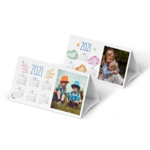 Calendários Mesa triangular (1 folha) Calendários