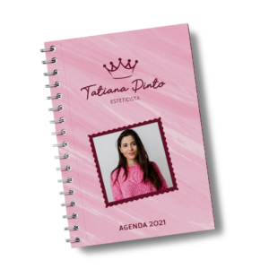 Agenda Diária com argolas ESTÉTICA 1 Agendas