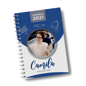 Agenda Diária com argolas PROFESSOR Agendas
