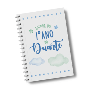 Agenda 1º Ano Bebé Menino – modelo 1 Agendas