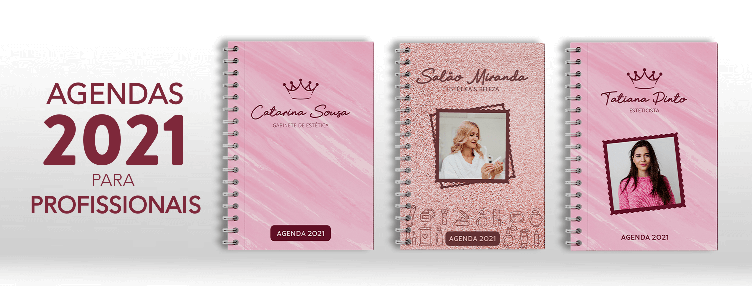 Agendas para profissionais de estética