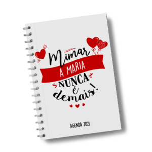 Agenda Diaria Namorados Presentes para Namorados