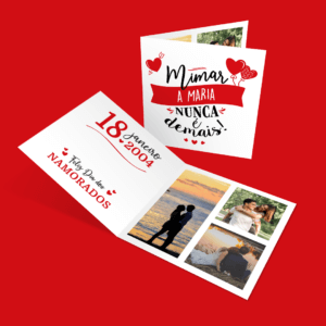 Postal de Dia dos Namorados Postal de Dia dos Namorados Convites e Postais