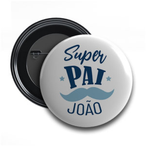 Pins Super Pai personalizado Pins Super Pai personalizado Pin / Crachá