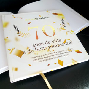 Livro de Honra para Aniversário GOLD Aniversários de adultos 3
